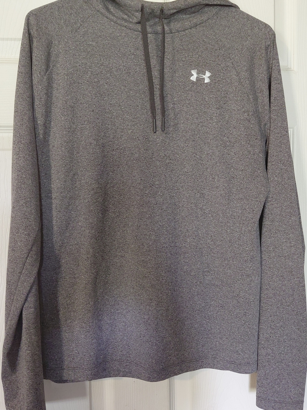 Under Armour Men's Gray Hooded Performance Shirt